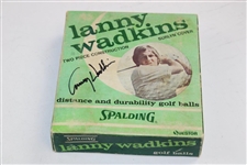 Lanny Wadkins Signed Classic Spalding Personal Logo Dozen Golf Balls Box with Four Sleeves JSA ALOA