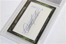 2014 Leaf Legends of the Links Cut Signature David Graham US Open Champion - 3 of 17