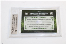 2014 Leaf Legends of the Links Cut Signature David Graham US Open Champion - 3 of 17
