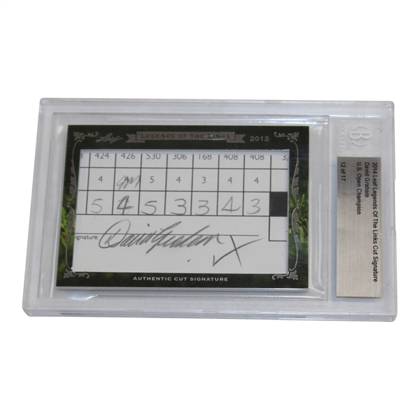2014 Leaf Legends of the Links Cut Signature David Graham US Open Champion - 12 of 17