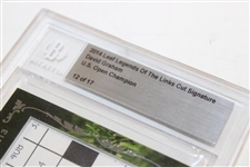 2014 Leaf Legends of the Links Cut Signature David Graham US Open Champion - 12 of 17