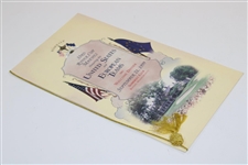 Jesper Parnevik, Ben Crenshaw, and Lehman Signed 1999 Ryder Cup Dinner Menu JSA ALOA
