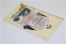 Jesper Parnevik, Ben Crenshaw, and Lehman Signed 1999 Ryder Cup Dinner Menu JSA ALOA
