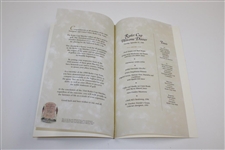 Jesper Parnevik, Ben Crenshaw, and Lehman Signed 1999 Ryder Cup Dinner Menu JSA ALOA