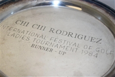 Chi Chi Rodriguez's 1984 International Festival of Golf Ladies Tournament Runner-Up Plate