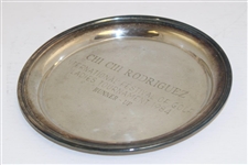 Chi Chi Rodriguez's 1984 International Festival of Golf Ladies Tournament Runner-Up Plate