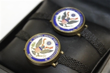 Chi Chi Rodriguez's Pair of Undated USGA Magnetic Ball Marker Clips in Box