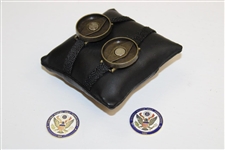 Chi Chi Rodriguez's Pair of Undated USGA Magnetic Ball Marker Clips in Box