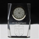Chi Chi Rodriguezs Prism World Golf Hall of Fame Quartz Clock in Box