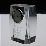 Chi Chi Rodriguez's Prism World Golf Hall of Fame Quartz Clock in Box