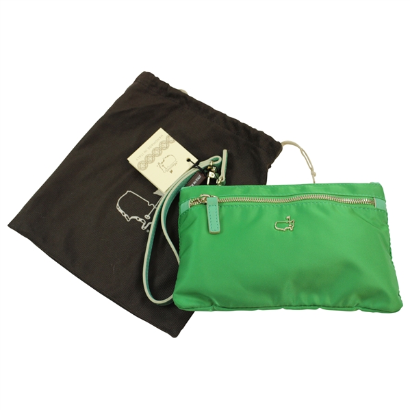 Augusta National Golf Club Unused Ladies Lt Green Purse - Made in Italy
