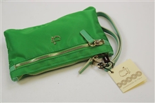 Augusta National Golf Club Unused Ladies Lt Green Purse - Made in Italy