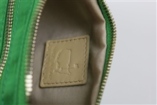 Augusta National Golf Club Unused Ladies Lt Green Purse - Made in Italy