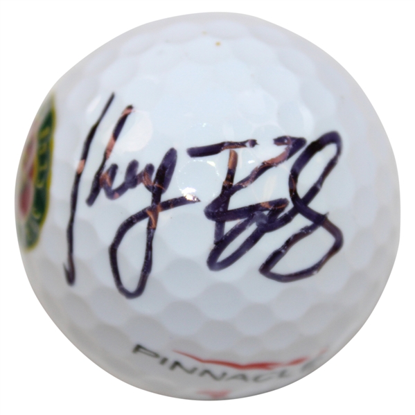Keegan Bradley Signed Pinnacle Atlanta Athletic Club Logo Golf Ball JSA ALOA
