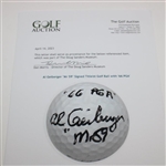 Al Geiberger Mr 59 Signed Titleist Golf Ball with '66 PGA' JSA ALOA