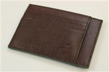 Augusta National GC Masters Tournament Genuine Brown Leather Wallet - New in Box