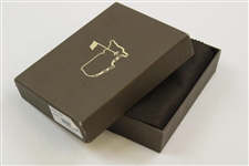 Augusta National GC Masters Tournament Genuine Brown Leather Wallet - New in Box
