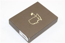 Augusta National GC Masters Tournament Genuine Brown Leather Wallet - New in Box