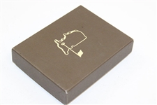 Augusta National GC Masters Tournament Genuine Brown Leather Wallet - New in Box