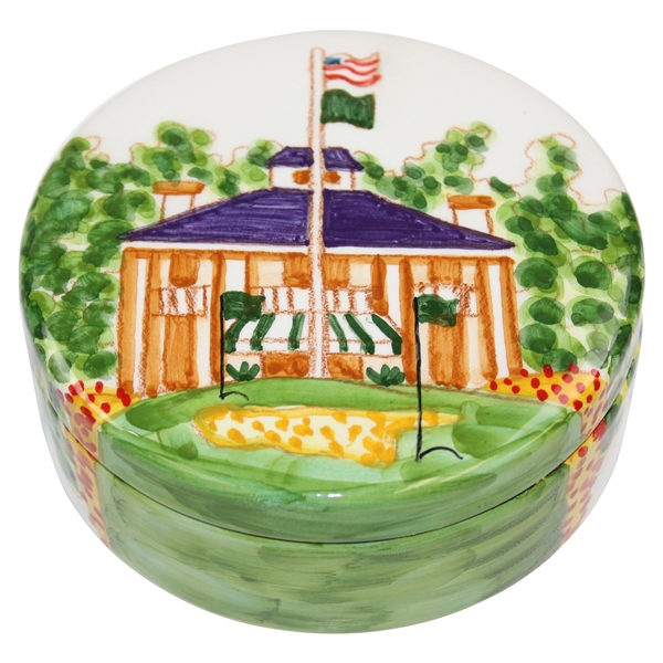 2022 Augusta National Delarte Hand Painted Clubhouse Member Gift - Made in Italy