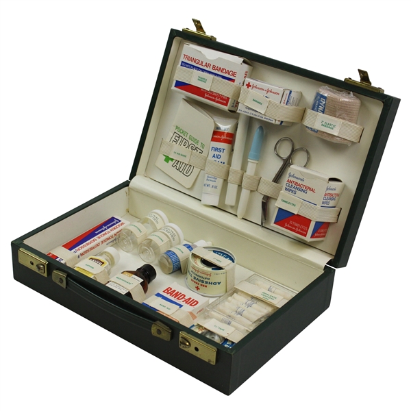 1975 Augusta National Golf Club Masters Member Gift - Complete First Aid Kit Set