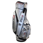 Tiger Woods Official FUSE Science Logo Full Size Golf Bag Red/Black Lining - Excellent Condition