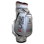Tiger Woods Official FUSE Science Logo Full Size Golf Bag Red/Black Lining - Excellent Condition