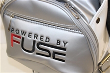 Tiger Woods Official FUSE Science Logo Full Size Golf Bag Red/Black Lining - Excellent Condition