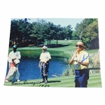 Sam Snead & Gene Sarazen Signed Masters Tournament Photo with 1989 JSA ALOA