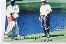 Sam Snead & Gene Sarazen Signed Masters Tournament Photo with '1989' JSA ALOA