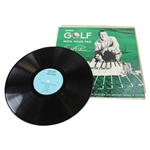Arnold Palmer Signed 1958 'Easy Golf With Your Pro' Vinyl Record Album JSA ALOA