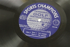 Arnold Palmer Signed 1962 'Arnold Palmer Personal Golf Instructions' Vinyl Record Album JSA ALOA