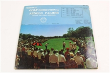 Arnold Palmer Signed 1962 'Arnold Palmer Personal Golf Instructions' Vinyl Record Album JSA ALOA