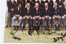 Jack Nicklaus, Captain Sam Snead & 1969 Ryder Cup Team USA Signed Photo JSA ALOA