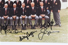 Jack Nicklaus, Captain Sam Snead & 1969 Ryder Cup Team USA Signed Photo JSA ALOA
