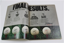 Seve Ballesteros Signed 1980 Masters Recap Sports Illustrated Magazine JSA ALOA