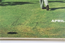 Ben Hogan Signed 1955 Sports Illustrated Masters Preview Newsstand Copy Magazine JSA ALOA