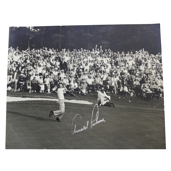 Arnold Palmer Signed 1964 Masters B&W Frank Christian Studios Photo JSA ALOA
