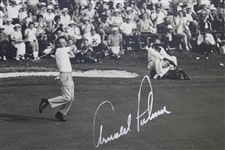 Arnold Palmer Signed 1964 Masters B&W Frank Christian Studios Photo JSA ALOA