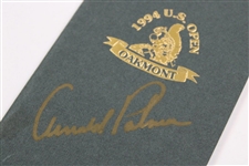 Arnold Palmer Signed 1994 U.S Open Yardage Book - Final US Open JSA ALOA