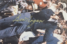 Ben Hogan & Arnold Palmer Signed 1966 Masters 'Smoking' Photo In Gold Marker JSA ALOA