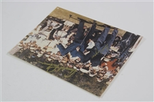 Ben Hogan & Arnold Palmer Signed 1966 Masters 'Smoking' Photo In Gold Marker JSA ALOA
