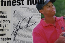 Tiger Woods Signed 1996 US Amateur Golf Week Magazine Cover JSA ALOA