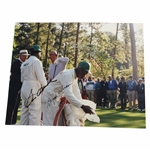 Sam Snead & Byron Nelson Signed Masters Photo With Caddies JSA ALOA
