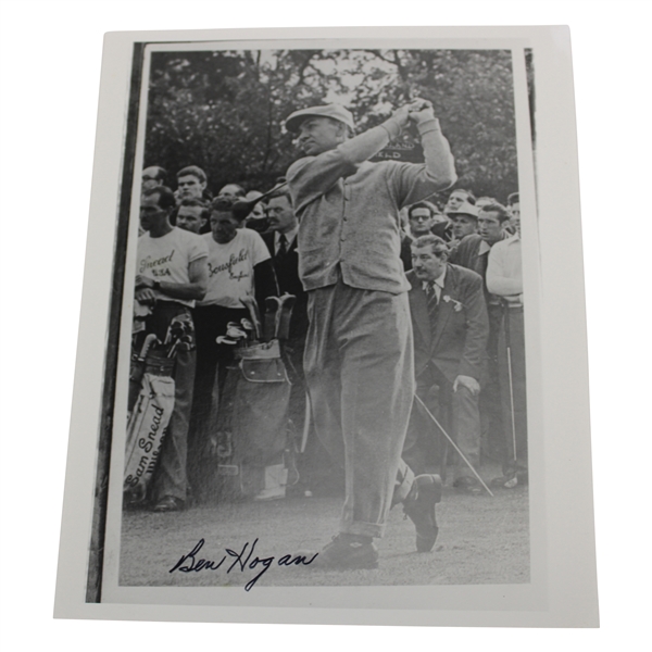 Ben Hogan Signed Post-Swing Ryder Cup B&W Photo JSA ALOA