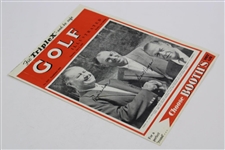 Ben Hogan & Byron Nelson Signed Golf Illustrated Cover JSA ALOA