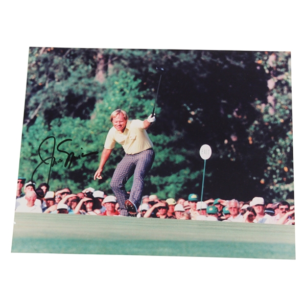 Jack Nicklaus Signed 1986 Masters Putter Raised Photo JSA ALOA