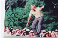 Jack Nicklaus Signed 1986 Masters Putter Raised Photo JSA ALOA