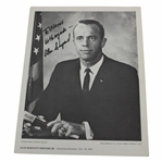 Alan Shepard Signed & Personalized B&W Publicity Photo JSA ALOA