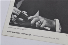 Alan Shepard Signed & Personalized B&W Publicity Photo JSA ALOA